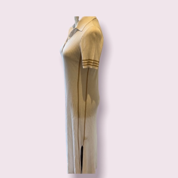Rag&Bone Ribbed Polo Midi Dress - Picture 2 of 6